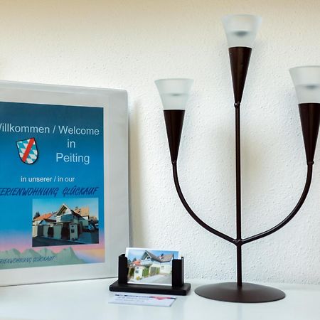 Ferienwohnung Glueckauf Peiting Exteriör bild